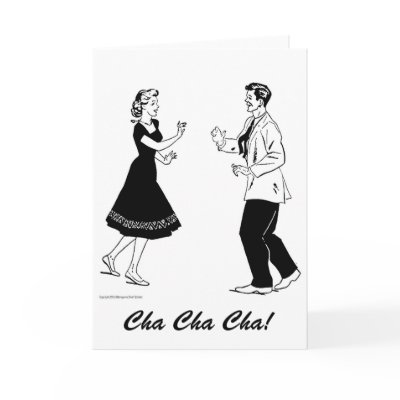 Cha Cha Card by SpinsterGrrl