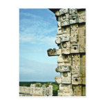Chac-Rain God, Sculpture On Nunnery, Uxmal Post Cards