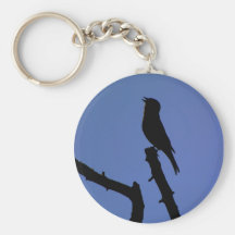 Chaffinch Singing Keychain