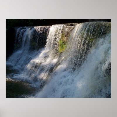 Chagrin Falls (part 1) Print by musicaficta