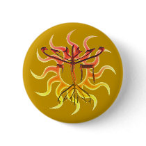 Chai Menorah Sun Buttons