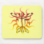 Chai Menorah Sun Mousepad