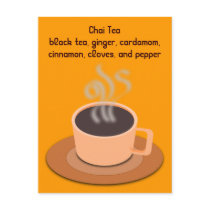 Chai Tea postcard