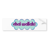 Chai Wallah Bumper Sticker