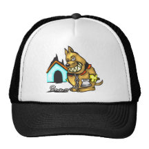 Chained Dog Mesh Hats