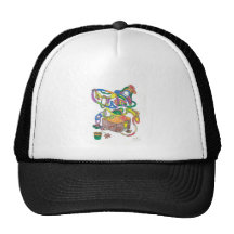 chained down mesh hats