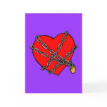 Chains and heart card