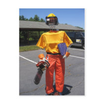 Chainsaw Charlie Postcard