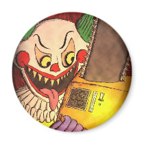 chainsaw_clown2 copy2 refrigerator magnets