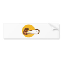 chainsaw front bumper stickers