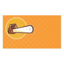 chainsaw front business card templates