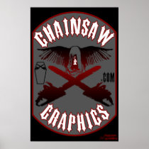 Chainsaw Graphics .com M/C style poster