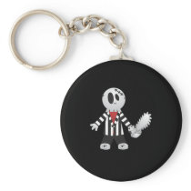 Chainsaw Killer Halloween T-shirt Key Chains