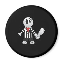Chainsaw Killer Halloween T-shirt Magnet