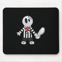 Chainsaw Killer Halloween T-shirt Mousepad