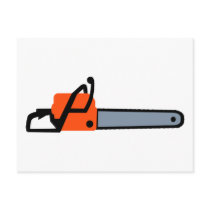Chainsaw Post Card