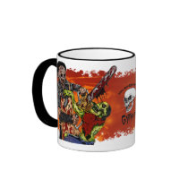 Chainsaw VS Zombie Cup Mug
