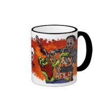 Chainsaw VS Zombie Cup Mug