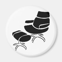 Chair and Footstool Set Magnets