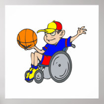 Chair Basketball Posters
