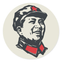 Chairman Mao Portrait Stickers