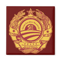 Chairman Obama's Presidential Soviet Seal Magnet