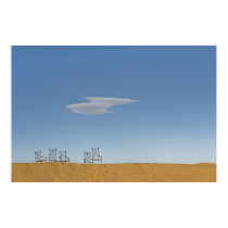 Chairs on the Sahara posters