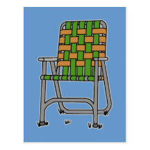 Chaise de jardin se pliante cartes postales