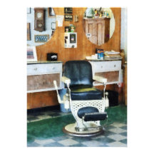 Chaise du salon de coiffure un bristols