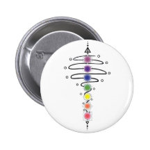 Chakra Modulator Pinback Button
