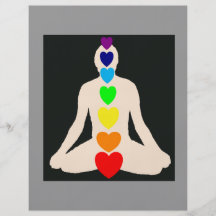 Chakra Yoga Lotus Position Gifts Custom Flyer
