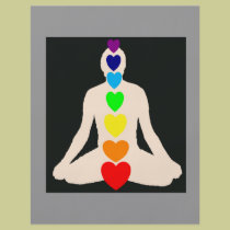 Chakra Yoga Lotus Position Gifts flyers