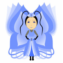 Chalcedony Butterfly Princess Cut Outs