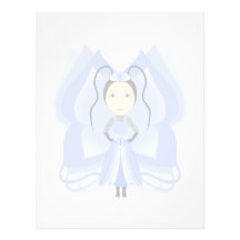 Chalcedony Butterfly Princess Personalized Letterhead