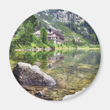 Chalet Next To Tarn Fridge Magnet