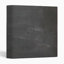 Chalk Board 3 Ring Binder