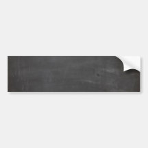 Chalk Board Bumper Sticker