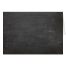 Chalk Board Greeting Card