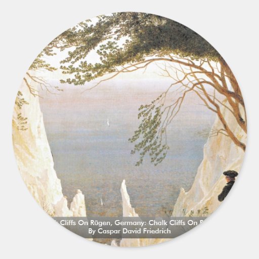 Chalk Cliffs On Rügen, Germany Stickers
