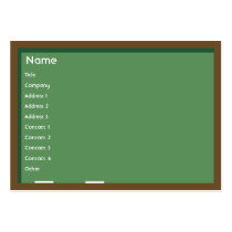 Chalkboard - Chubby business cards