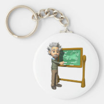 Chalkboard Genius Keychain