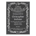 Chalkboard Graduation Invitation