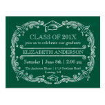 Chalkboard Graduation Party Postcard
