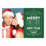 CHALKBOARD HOLIDAYS | HOLIDAY PHOTO CARD PERSONALIZED INVITE