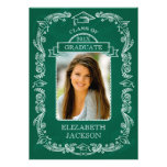 Chalkboard Photo Graduation Invitation