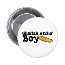 Challah Atcha' Boy buttons