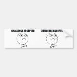 Challenge Accepted Bumper Sticker