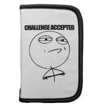 Challenge Accepted Folio Organizers