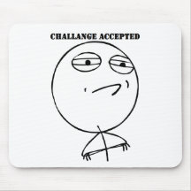 Challenge Accepted Gear Mousepads