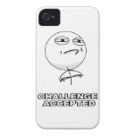 Challenge Accepted iPhone 4 Meme Case Case-Mate iPhone 4 Case